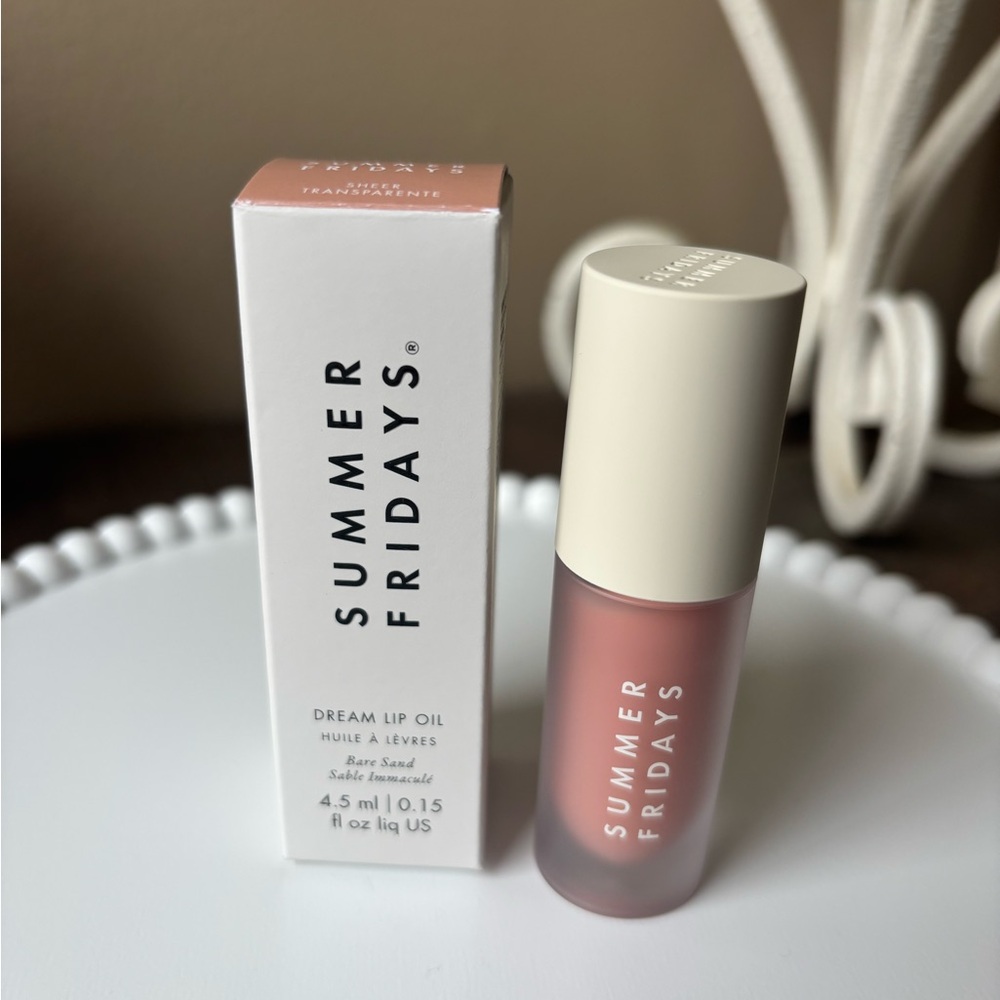 Summer Fridays Dream Lip Oil in Bare Sand